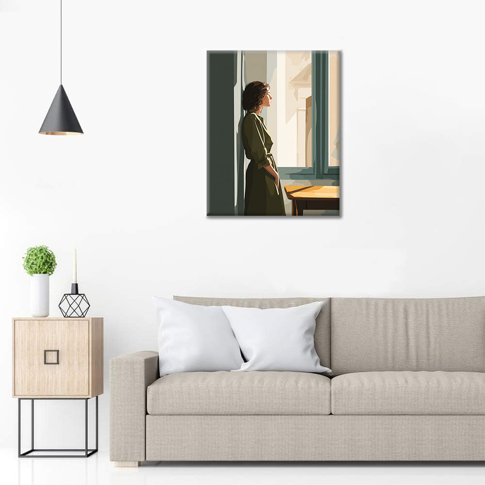 Fensterfigur – Malen nach Zahlen