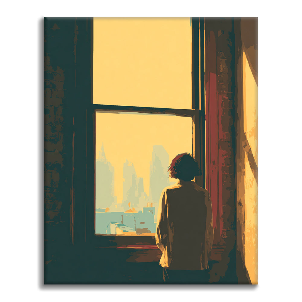 Fensterblick – Malen nach Zahlen