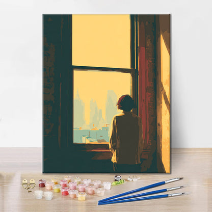 Fensterblick – Malen nach Zahlen