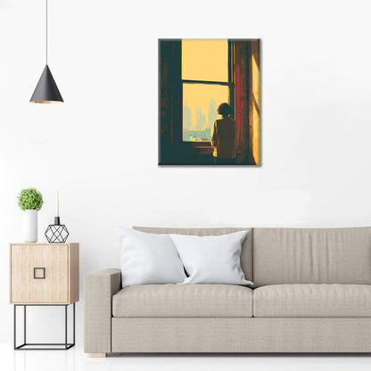 Fensterblick – Malen nach Zahlen