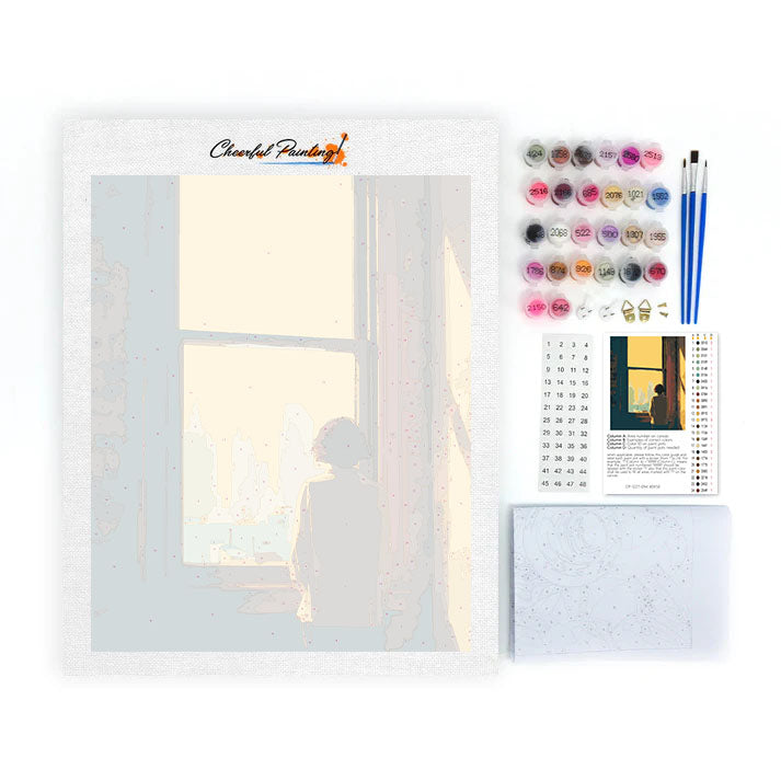 Fensterblick – Malen nach Zahlen