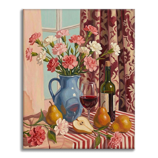 Eleganter Tisch – Malen nach Zahlen