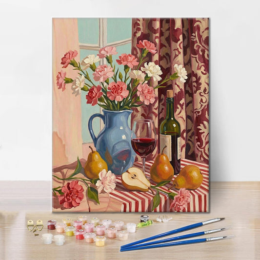 Eleganter Tisch – Malen nach Zahlen