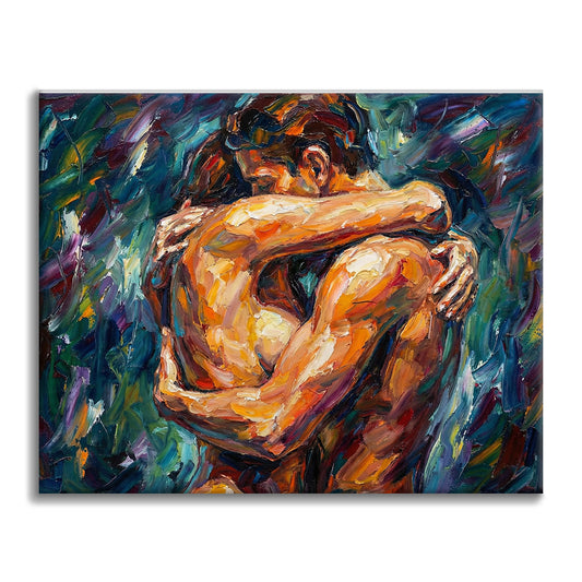 Verschlungene Herzen – Malen nach Zahlen