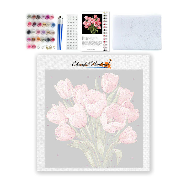 Mitternachtstulpen – Mini-Malen nach Zahlen