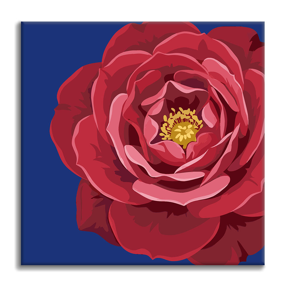 Royal Crimson & Azure – Mini-Malen nach Zahlen