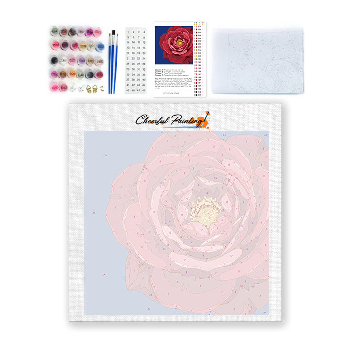 Royal Crimson & Azure – Mini-Malen nach Zahlen