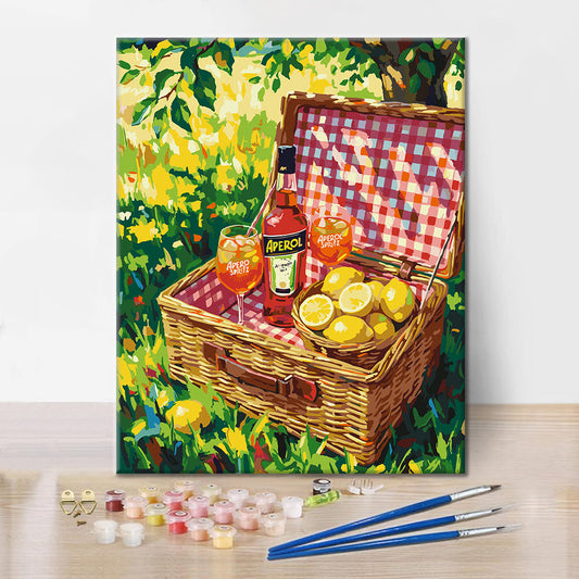 Dolce-Vita-Felder – Malen nach Zahlen