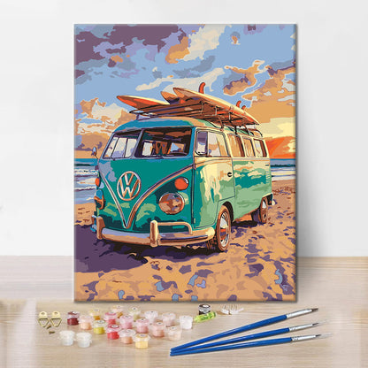 Kombi - Malen nach Zahlen