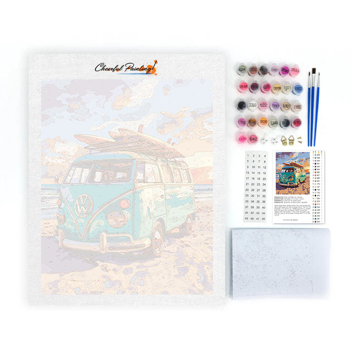 Kombi - Malen nach Zahlen