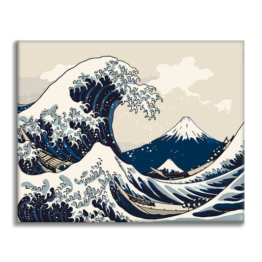 Wellen & Boote – Malen nach Zahlen