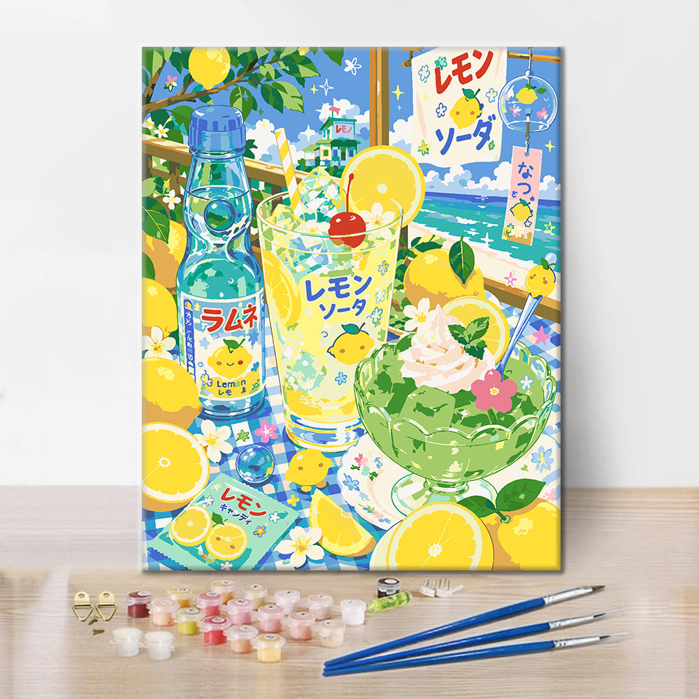 Sunny Lemon Dream – Malen nach Zahlen