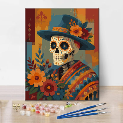 Day of the Dead Gentleman – Malen nach Zahlen