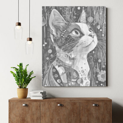Calico-Katze – Punktmalerei