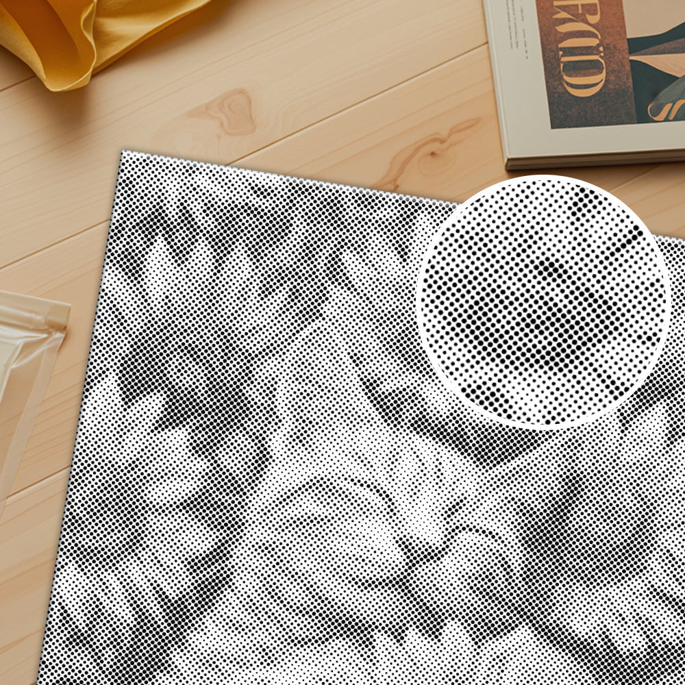 Katze mit Sonnenblumen – Punktmalerei