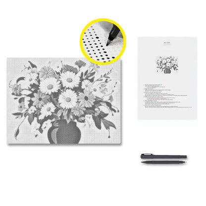 Goldene Harmonie – Punktmalerei