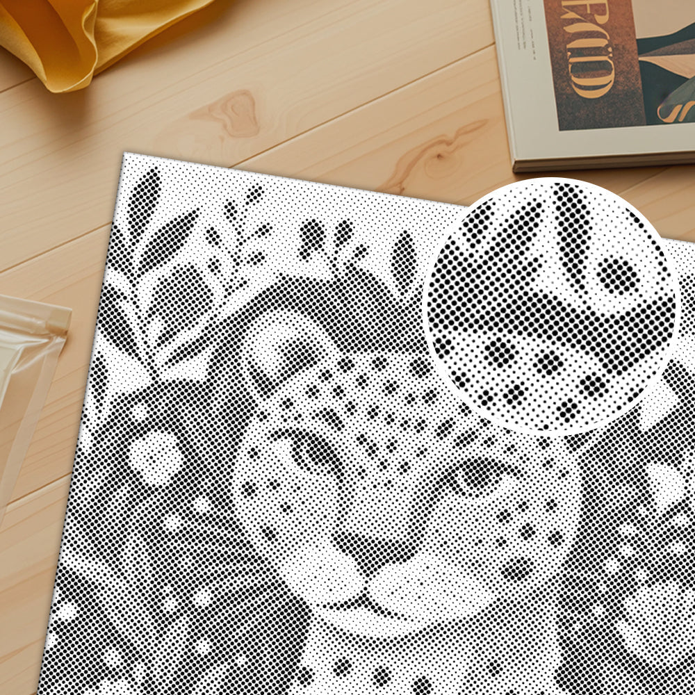 Dschungelleopard – Punktmalerei