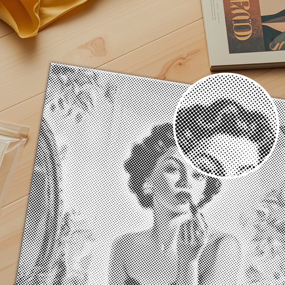 Retro-Feeling – Punktmalerei