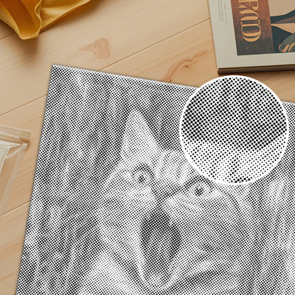 Der Schrei der Katze – Punktmalerei