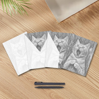 Der Schrei der Katze – Punktmalerei