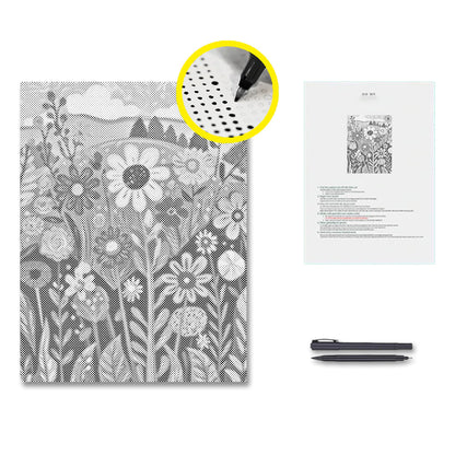 Wildblumen – Punktmalerei