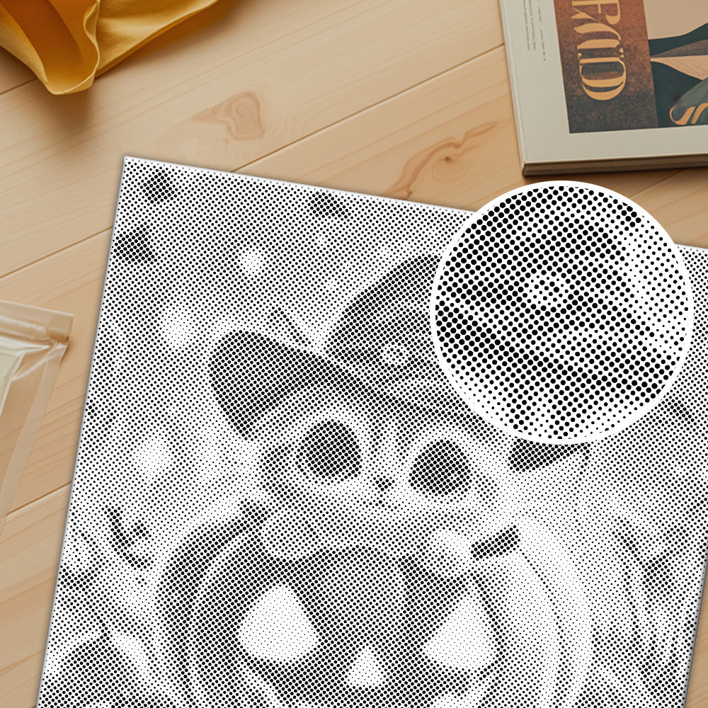 Kürbiskatze mit Hut - Punktmalerei Set