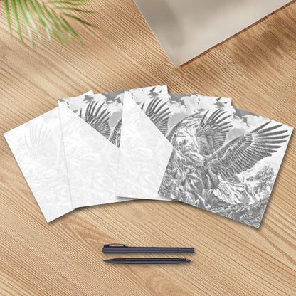 Majestätischer Adler - Punktmalerei Set