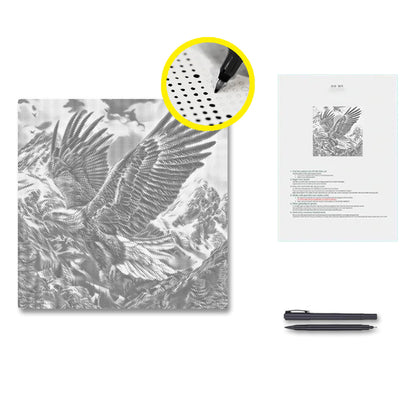 Majestätischer Adler - Punktmalerei Set