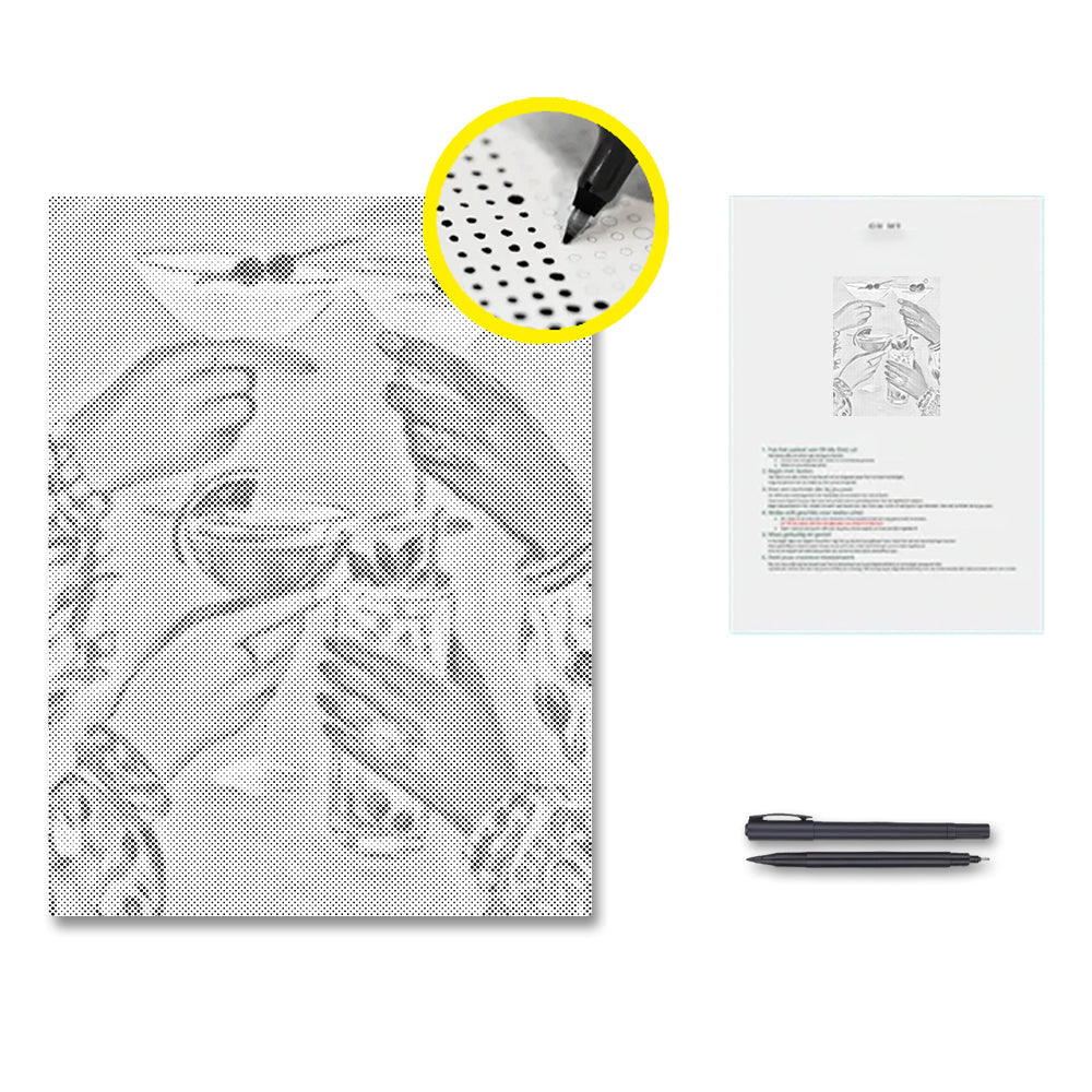 Gemeinsam Anstoßen - Punktmalerei Set