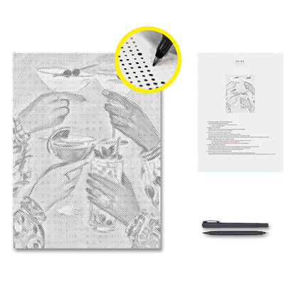Gemeinsam Anstoßen - Punktmalerei Set