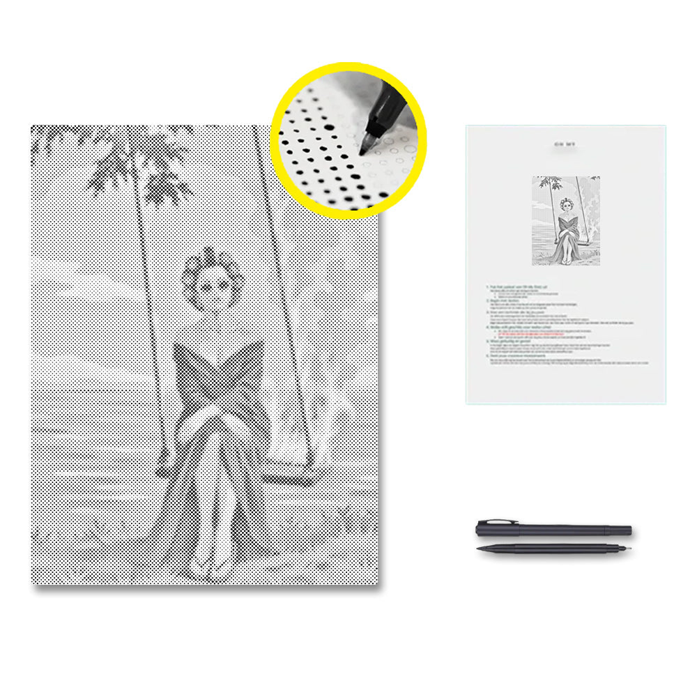 Glut-Eleganz - Punktmalerei Set