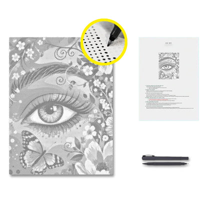 Auge des Gartens - Punktmalerei Set