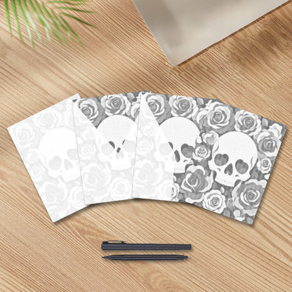 Blumenschädel - Punktmalerei Set
