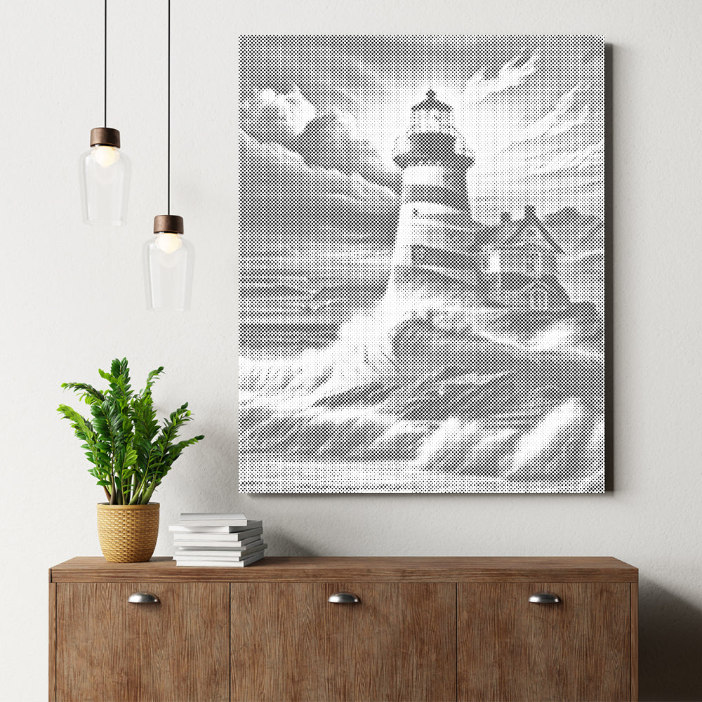 Vollrund – Leuchtturm - Punktmalerei Set