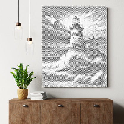 Vollrund – Leuchtturm - Punktmalerei Set
