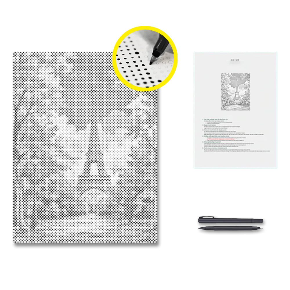 Pariser Herbst - Punktmalerei Set