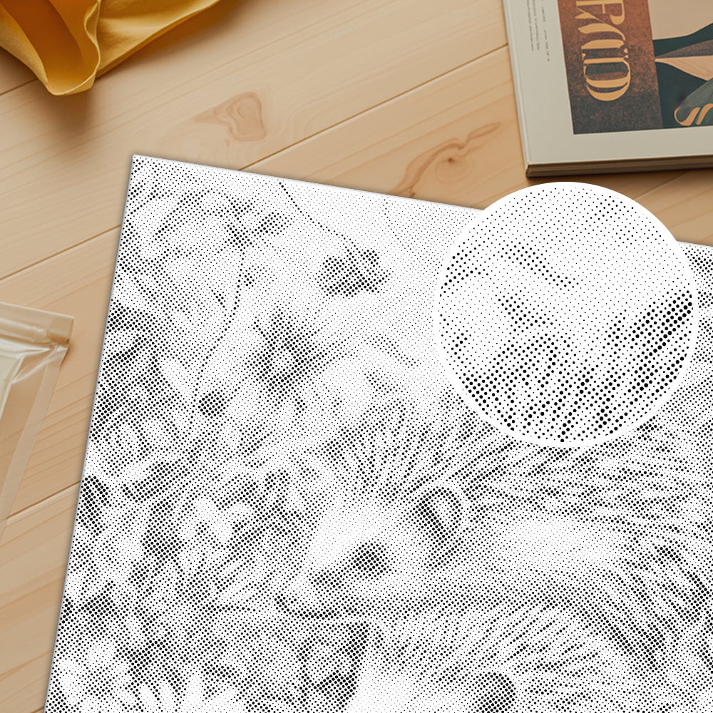 Igel in den Blumen - Punktmalerei Set