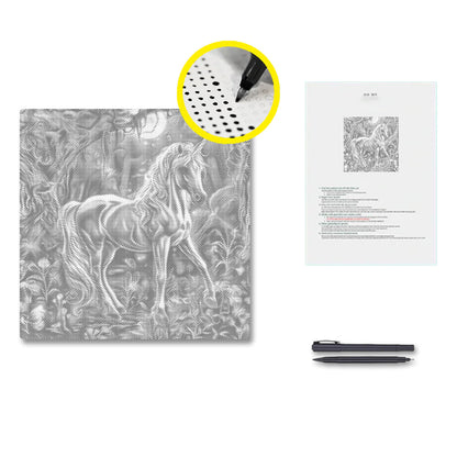Magisches Einhorn - Punktmalerei Set