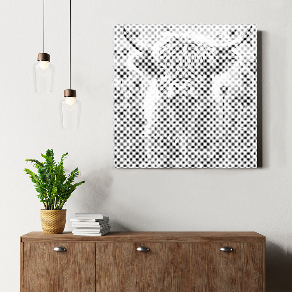 Rotes Kalb - Punktmalerei Set