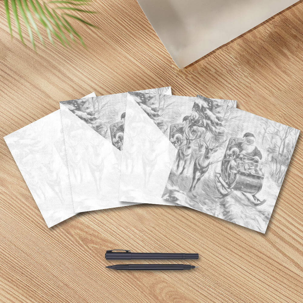 Santa Claus reitet - Punktmalerei Set
