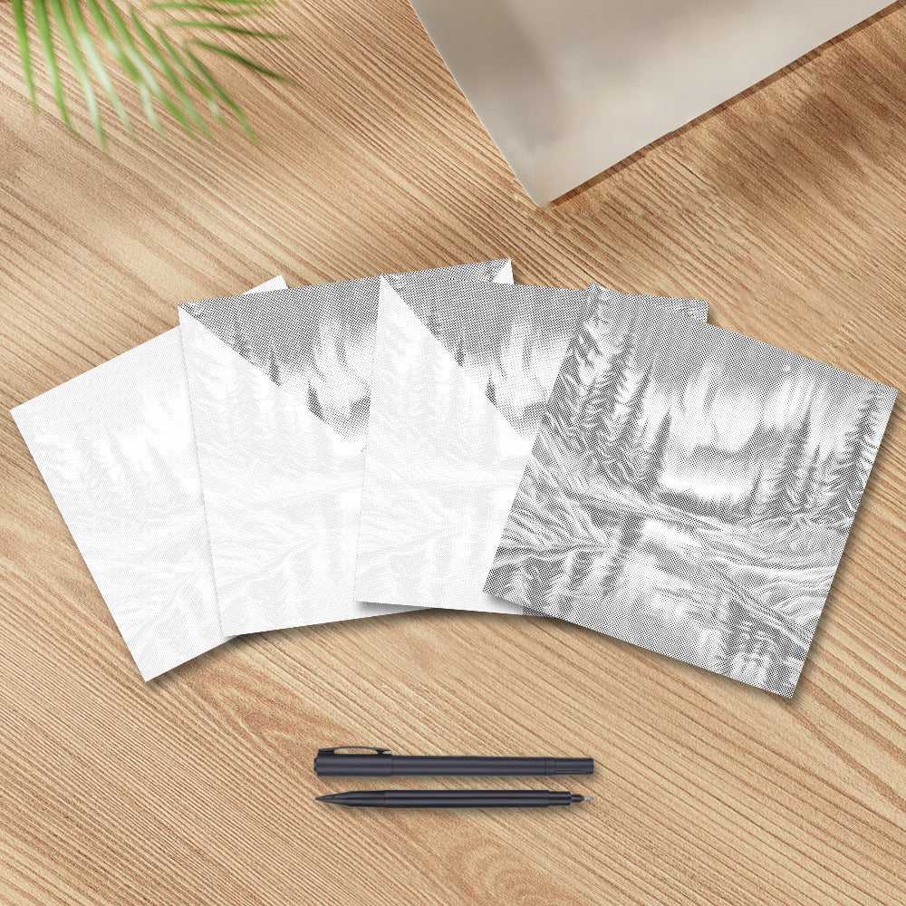 Winternacht - Punktmalerei Set