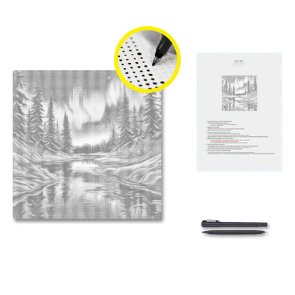 Winternacht - Punktmalerei Set