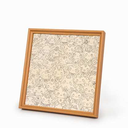 Monster Mash – Ausmalpuzzle aus Holz