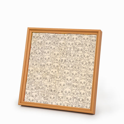 Panda - Ausmalpuzzle aus Holz