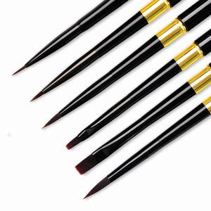 Afneembare professionele borstels (6 stuks)