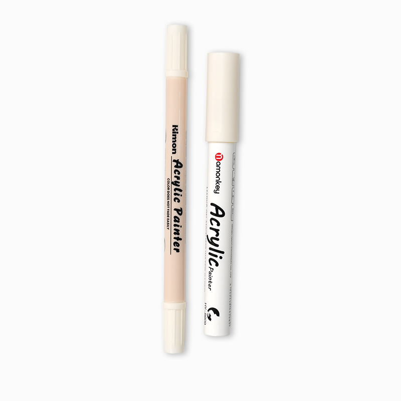 Weiße Acryl-Farbstifte (2 Stück)