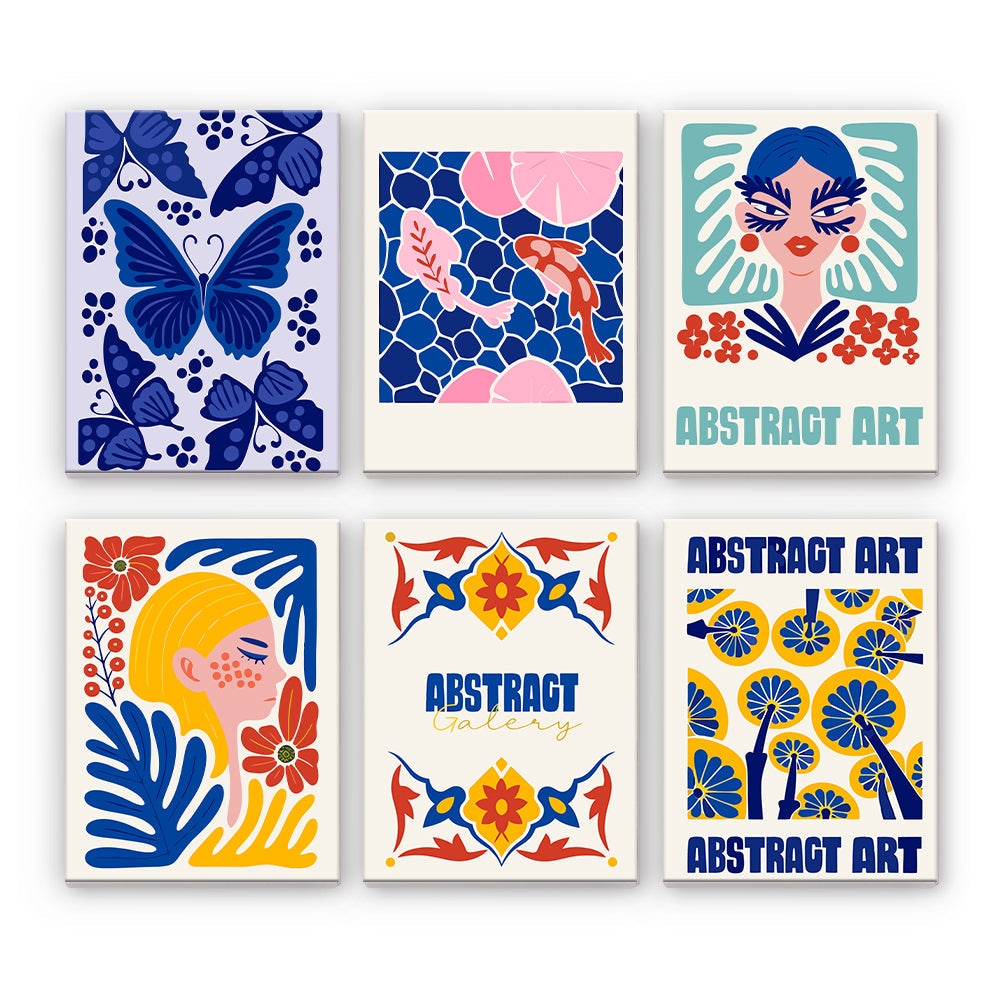 Abstrakte feminine Kunst