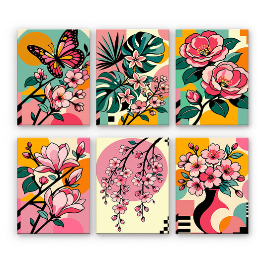 Pop-Art-Blumen