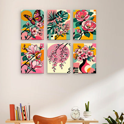 Pop-Art-Blumen