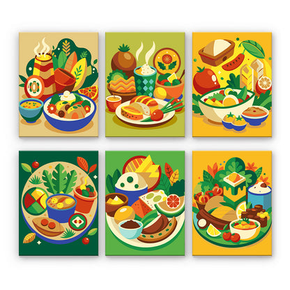 Buntes mexikanisches Essen